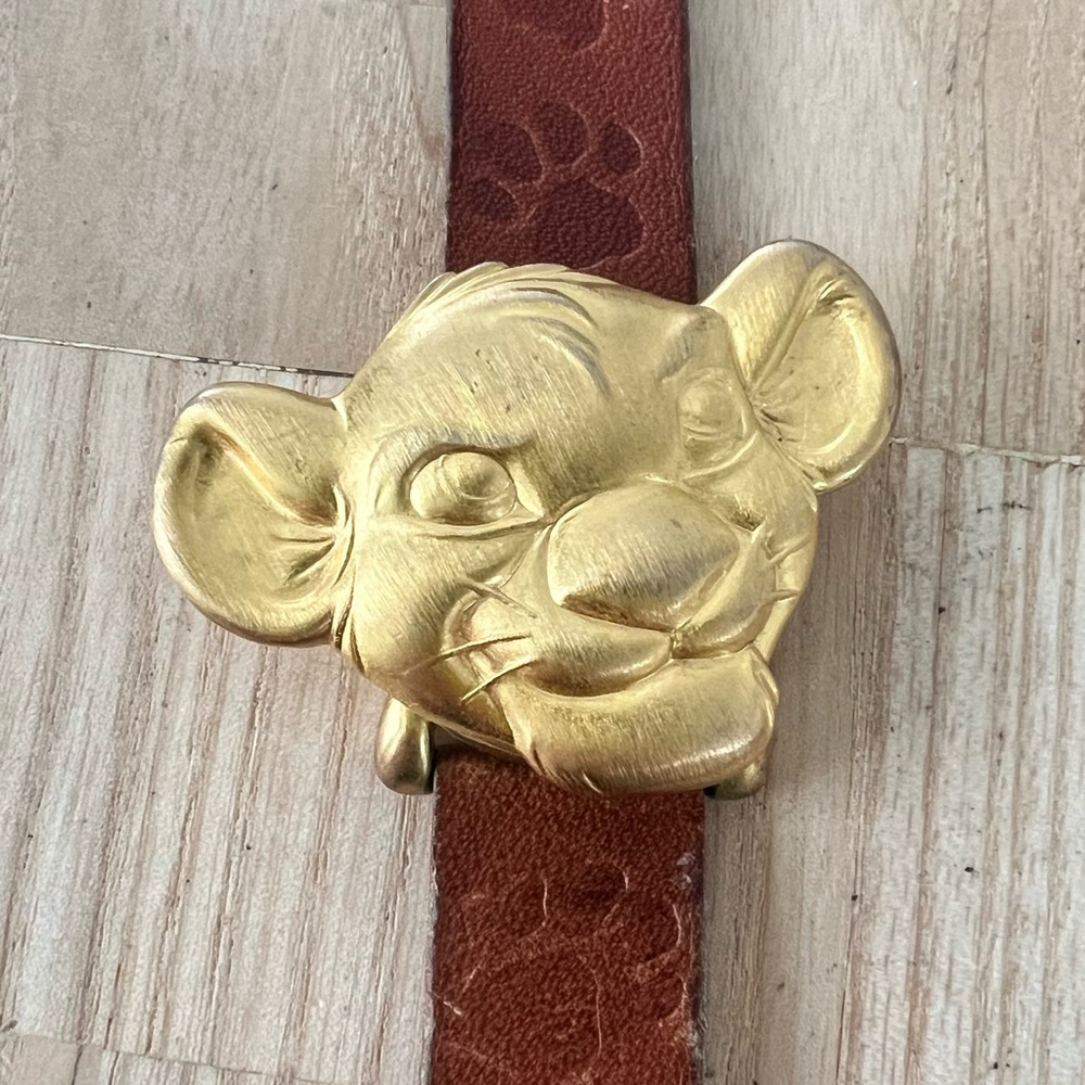 Vintage 90s Timex Disney The Lion King simba peekaboo flip watch NEW BATTERY